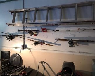 Ladder deep sea fishing rods