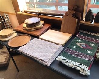 Cutting boards, weaving cast iron irons