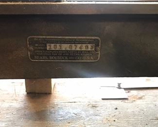 Serial # for craftsman lathe