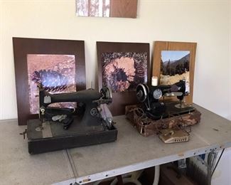 Vintage sewing machines
