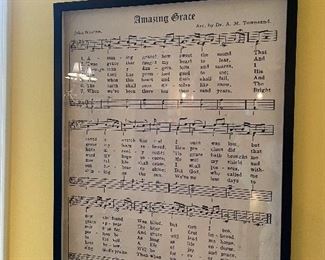 “Amazing Grace” Framed