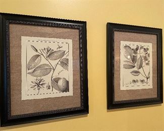 Botanical wall art pic 1 of 2