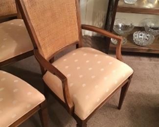 Six Chairs includes two arm chairs