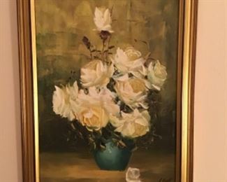 Floral paintings
