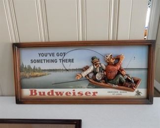 Budweiser 3-D sign