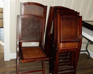 Vintage folding chairs