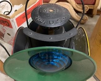 Antique 4 light Dressel RR lamp