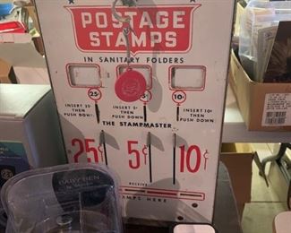 Vintage Stamp machine
