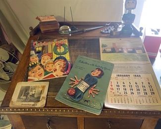 Antique Oak, Store cash drawer cabinet