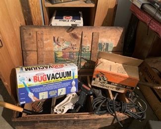 Old Crate and tools