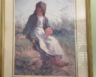 Sunshine by Edward Potthast Lithograph
