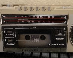 Vtg GE Am/FM Cassette