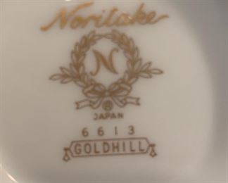 Noritake Goldhill China Japan