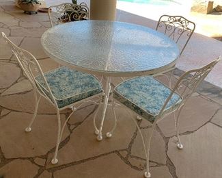 Vintage Patio Table and Chairs