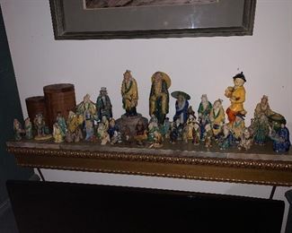 Large Assortment of Mud Figures