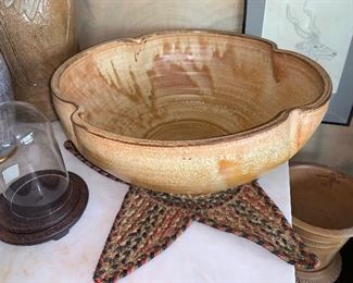 Large North Carolina Pottery Bowl