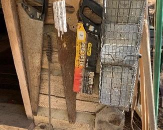 Saws and Animal Trap