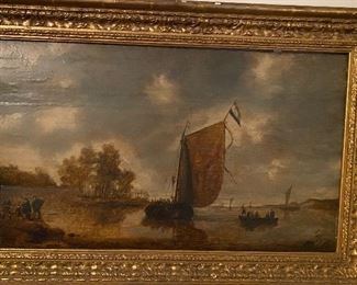 Antique Oil on Board (Signed)