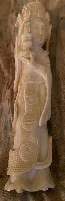 Small Oriental Ivory Statue