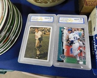 Graded baseball cards