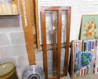 Antique Leaded glass doors