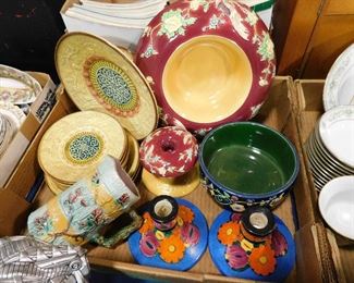 Vintage Czechoslovakian serving pieces 