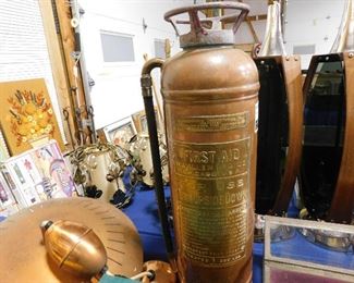 Copper Fire extinguisher 
