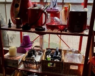 Lots of kitchen gadgets.  And electric cooking .