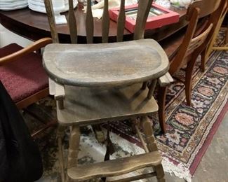 Vintage Childs Highchair