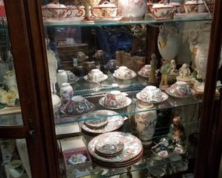 Items are for sale in cabinet, but the cabinet is not for sale.  Thank you