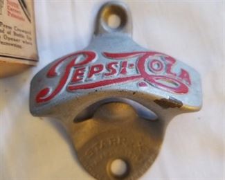 Vintage Starr "X" Stationary Pepsi-Cola Bottle Opener