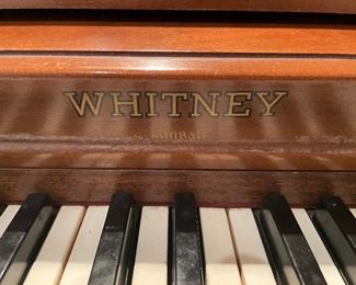 18_____ $250
Whitney piano  • 36 1/5"H x 57"L x 26"D
with bench
