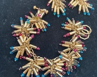 #30 - $75 Tutti Frutti funky necklace, light weight, includes bracelet & earrings