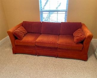 $200    Velour Sleeper Sofa