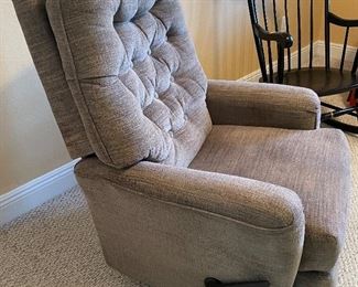 $95    Fabric manual recliner