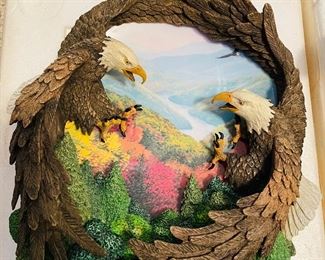 $40_____Gene Dieckhower - Four seasons of Eagle by Hamilton - Collection set of 4