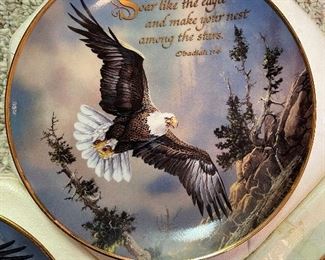 $80____ Ted Blaylock/ Royal Doulton  - Soar like the  Eagle collection - Set of 7