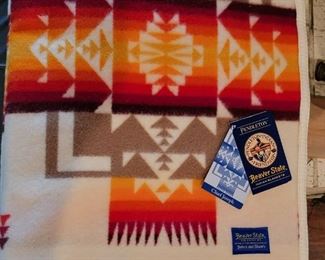Pendleton Beaver State Chief Joseph Collection Blanket 64"x80"