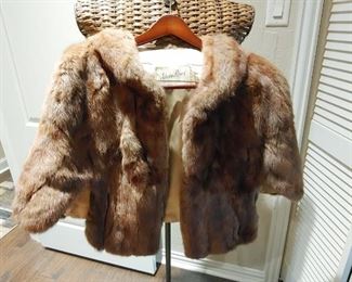 Vintage fur jacket size small