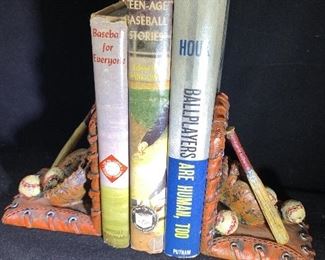 Baseball bookends