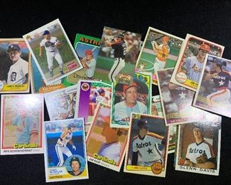 Baseball trading cards