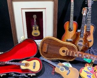 Guitar wall art, music boxes and ornaments
