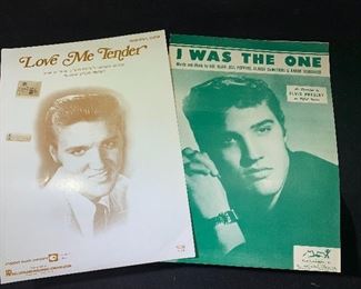 Vintage Elvis Presley sheet music