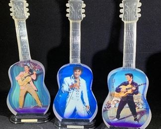 Elvis glass guitar collectibles