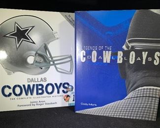 Dallas Cowboys hardback coffee table books