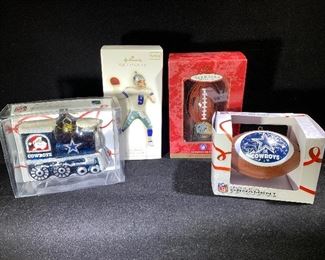 Dallas Cowboys Christmas ornaments