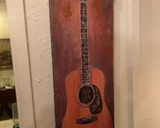 Guitar wall art