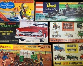 Revel and Athearn vintage model kits