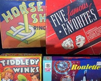 Vintage family board games