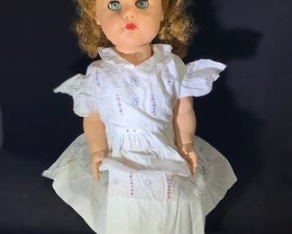 1950’s Ideal Posie walker doll, 23”